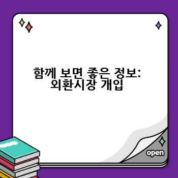 함께 보면 좋은 정보: 외환시장 개입