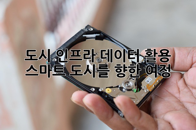 도시 인프라 데이터 활용 : 스마트 도시를 향한 여정