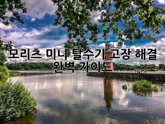 모리츠 미니 탈수기 고장 해결 완벽 가이드