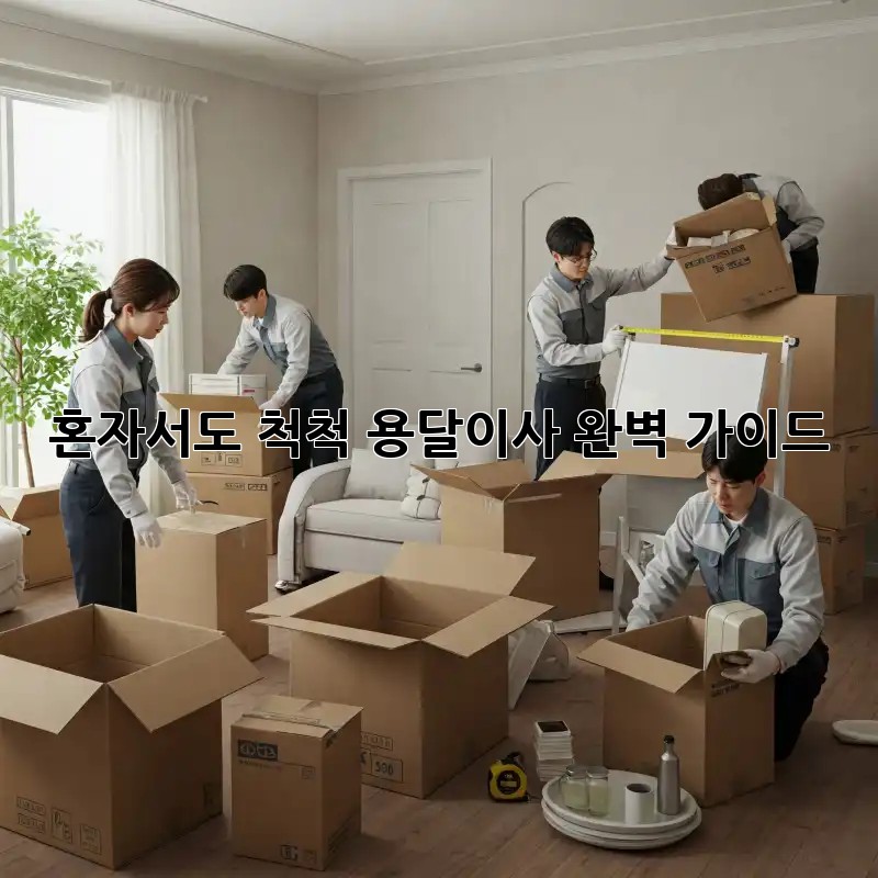 혼자서도 척척! 용달이사 완벽 가이드